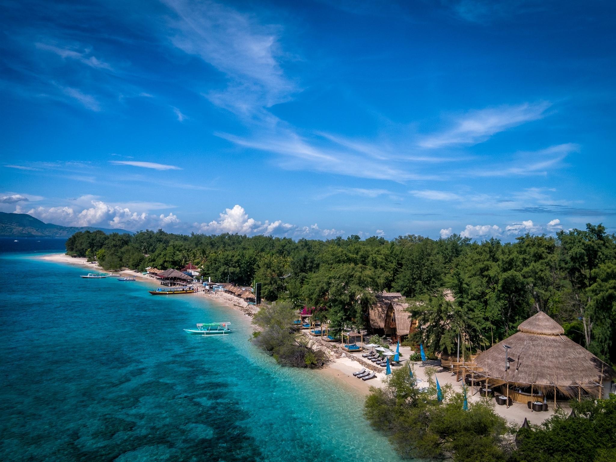 Karma Reef Hotel Gili Trawangan Exterior foto
