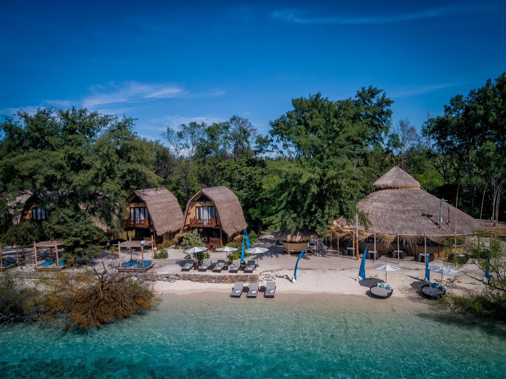 Karma Reef Hotel Gili Trawangan Exterior foto