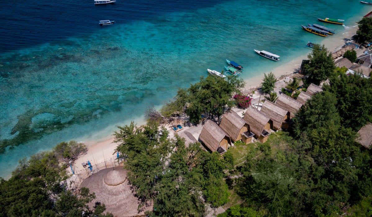 Karma Reef Hotel Gili Trawangan Exterior foto